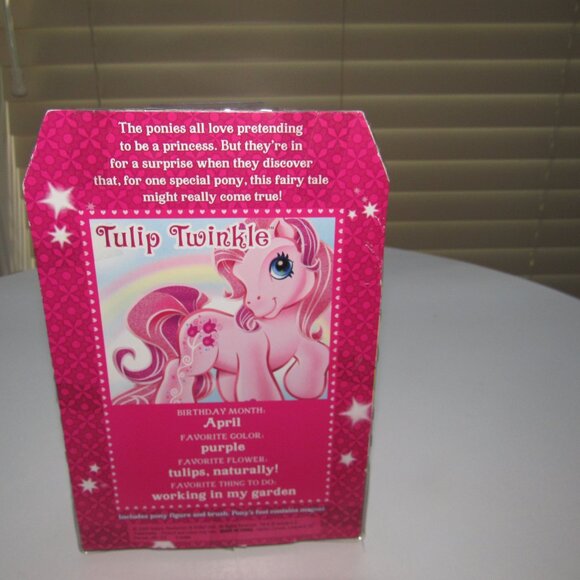 My Little Pony Crystal Princess Tulip Twinkle Cutie Cascade Pony 2003 - Picture 2 of 2